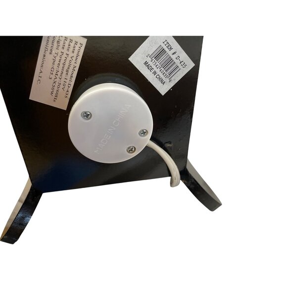 Sweet Scents n More Wood Oil Warmer Black Orange LED Lantern Light With Fleur-de - Picture 7 of 12